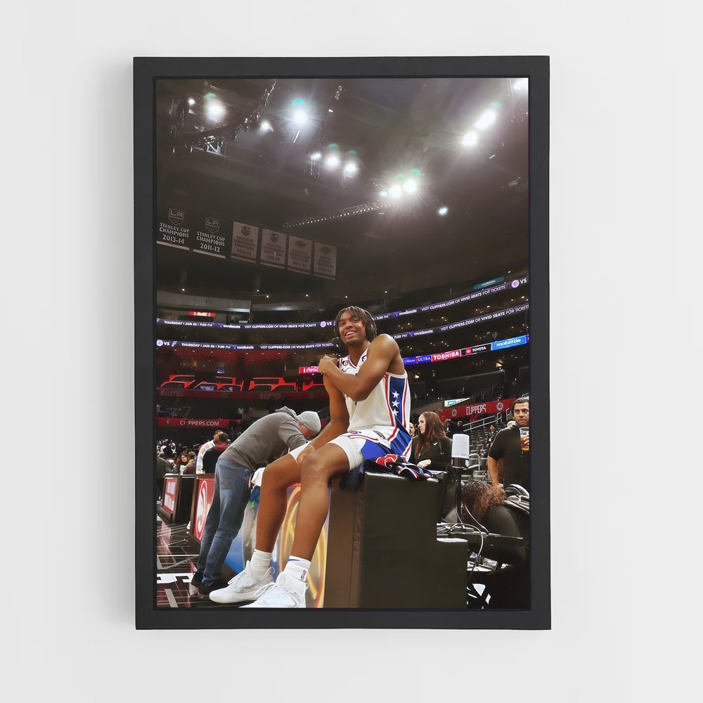 Poster Tyrese maxey – affiche Basketball (vue 2)